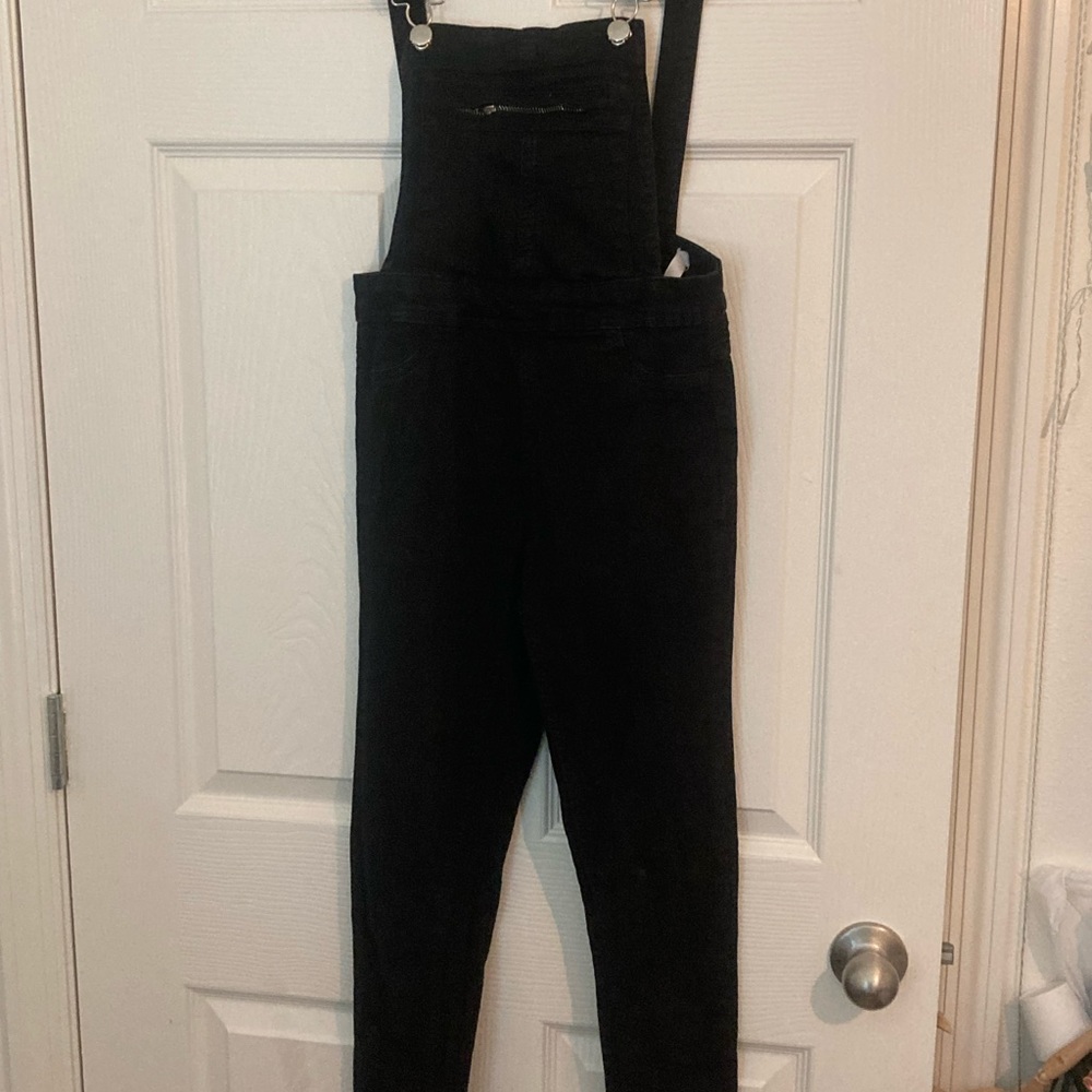 Black overalls